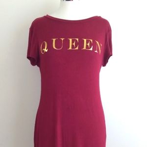 "Queen" Dress, Juniors Large